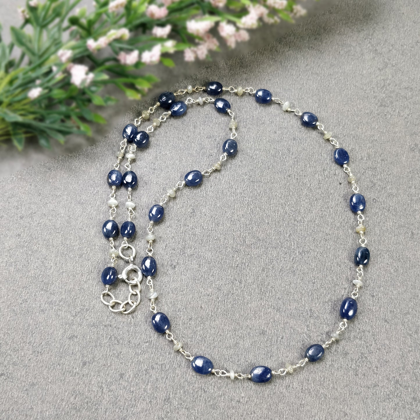 Blue Sapphire Necklace