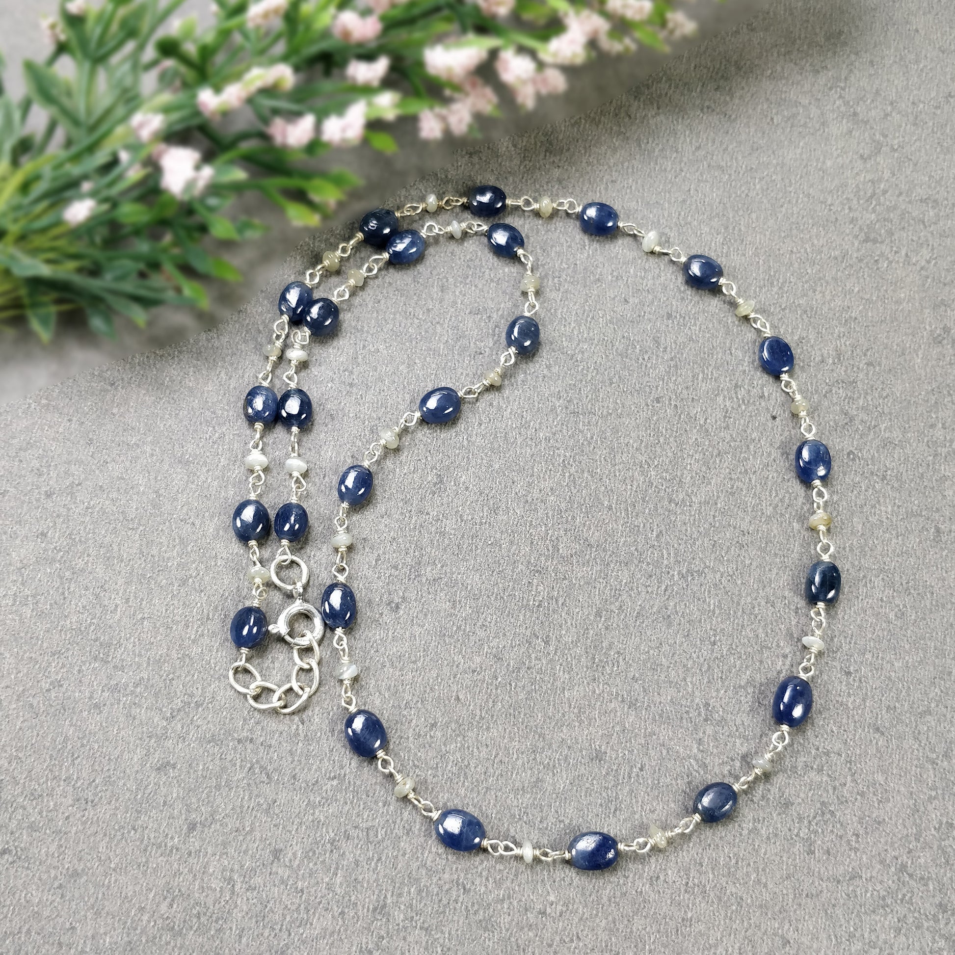 Blue Sapphire Necklace