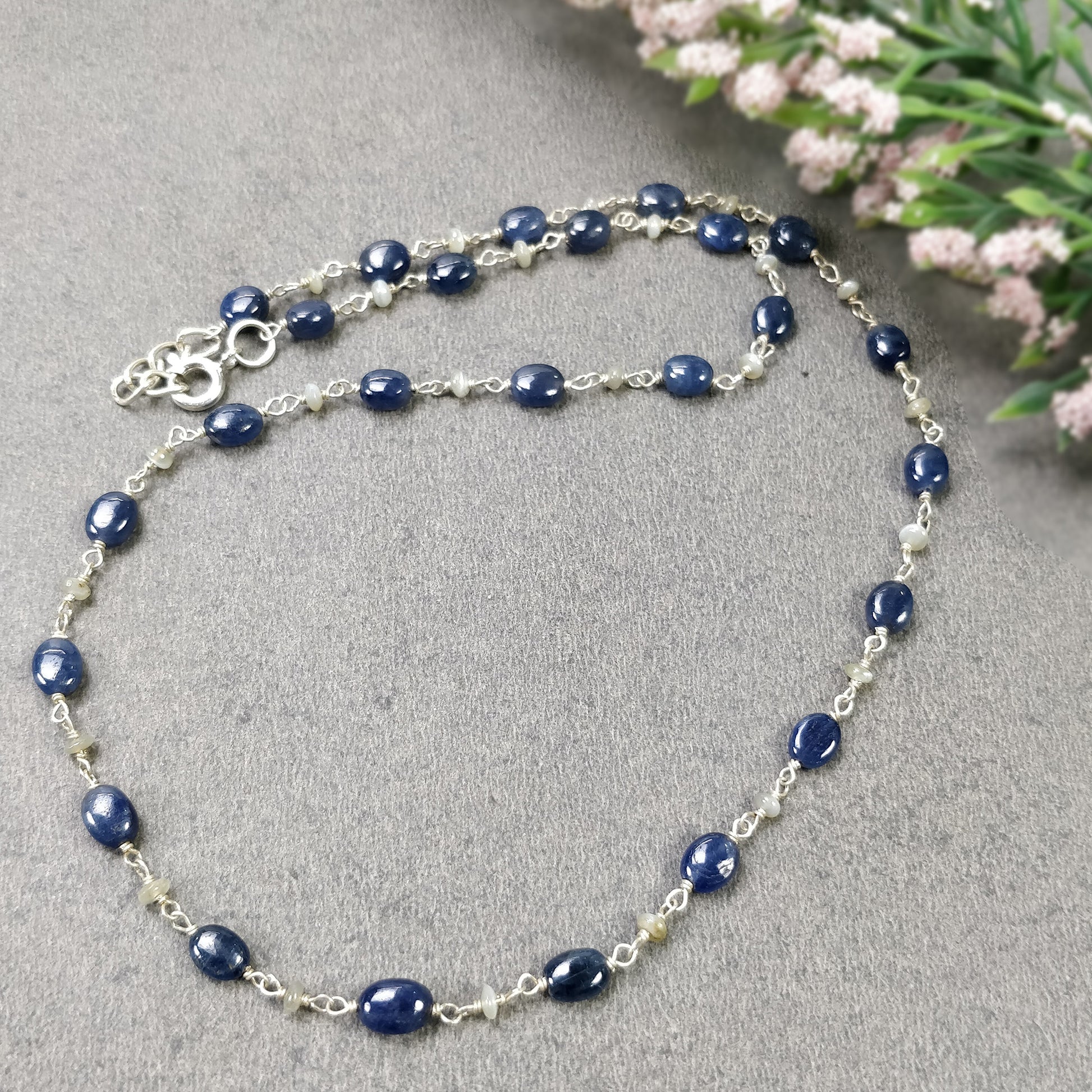 Blue Sapphire Necklace