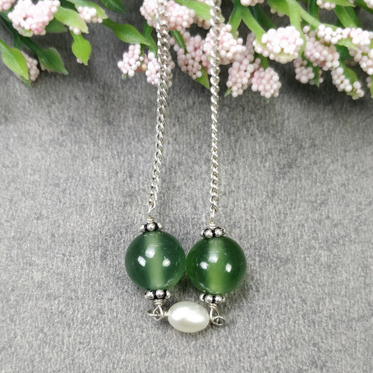 Serpentine Gemstone Necklace