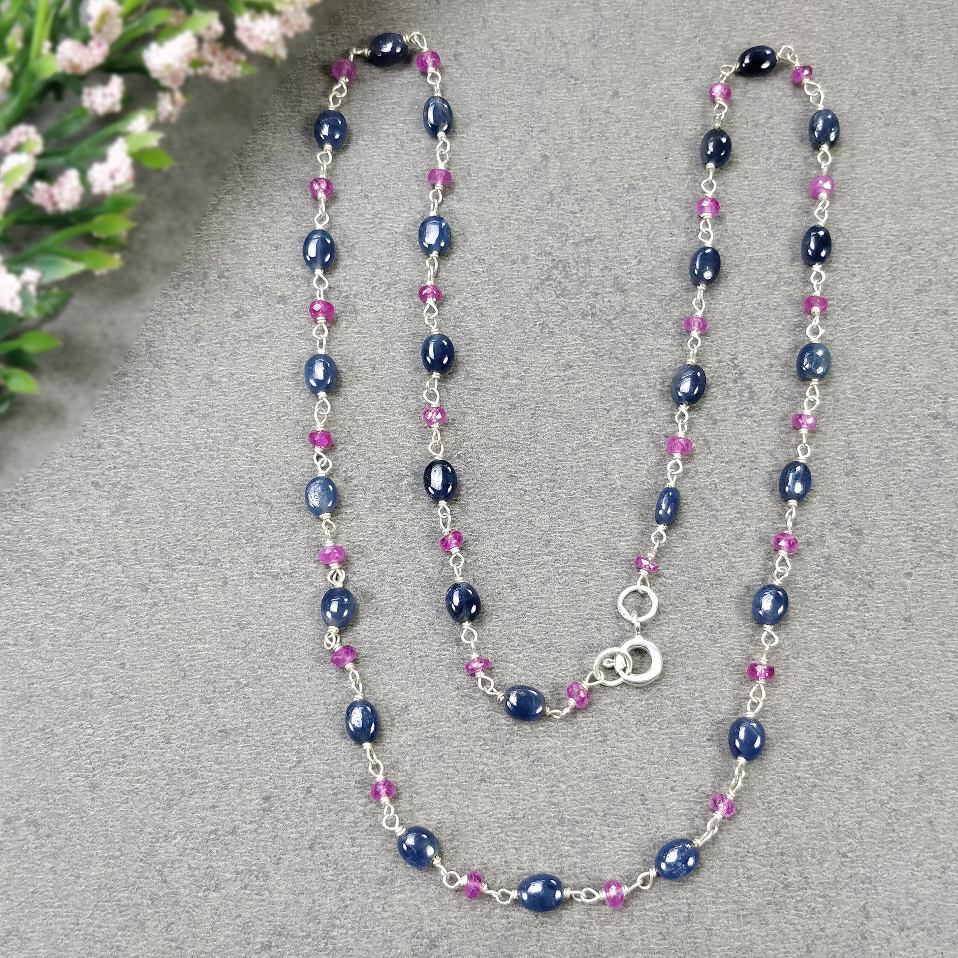 Sapphire necklace