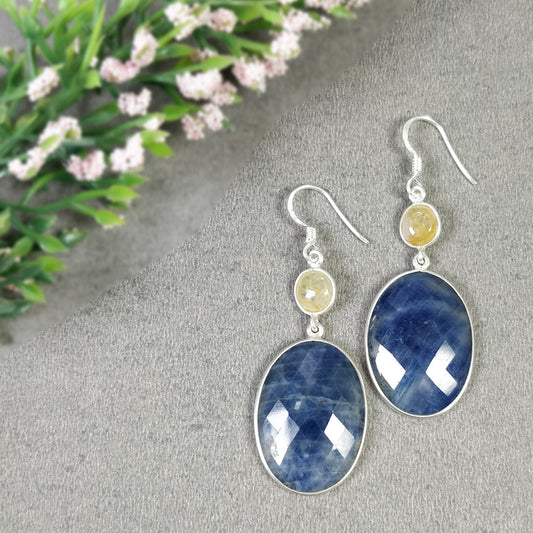 Multi Sapphire Earrings