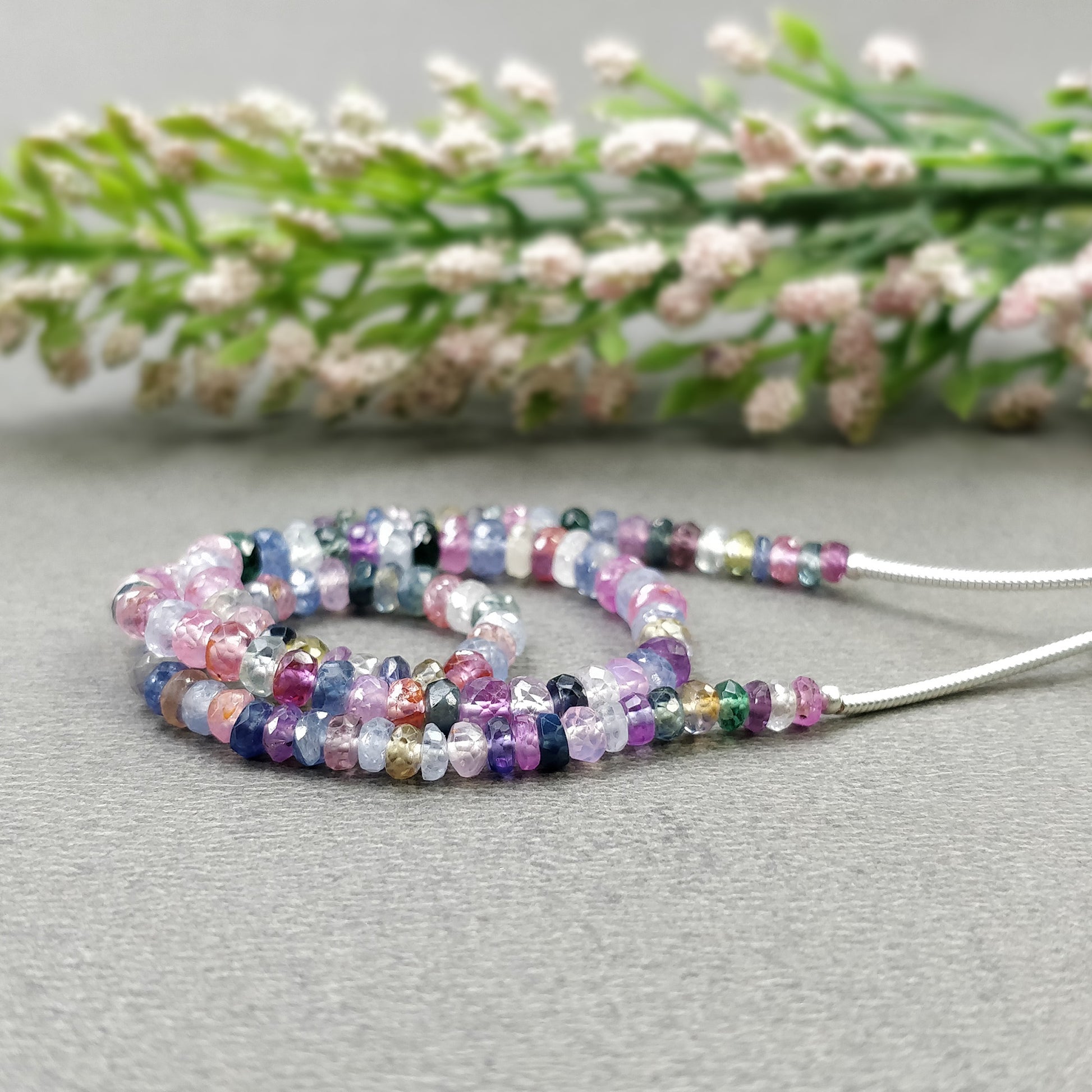 Multi Sapphire Beads