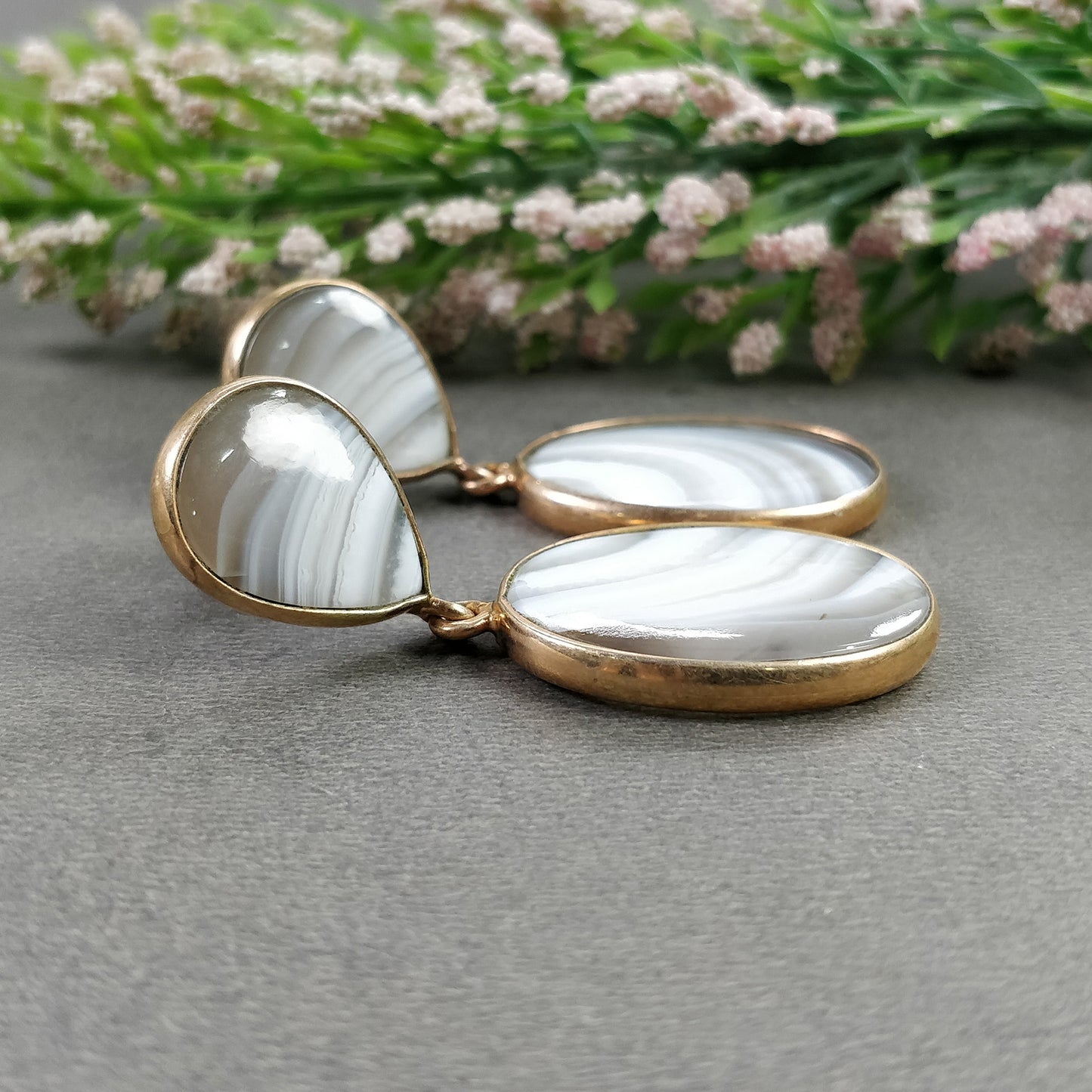 Agate Earrings
