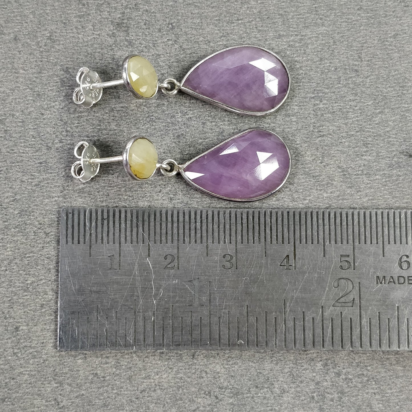 Yellow Sapphire Earrings