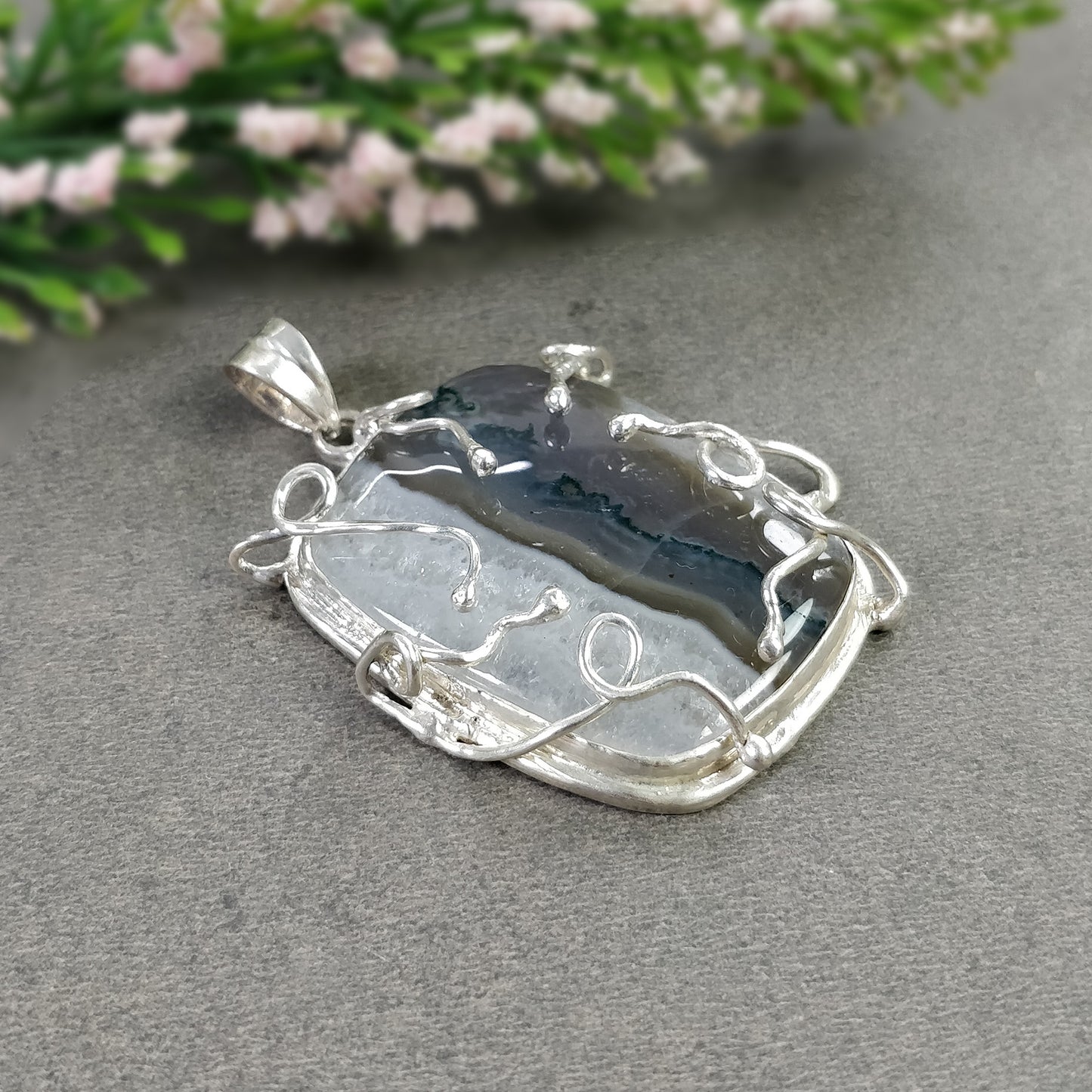 Bezel Set Pendant