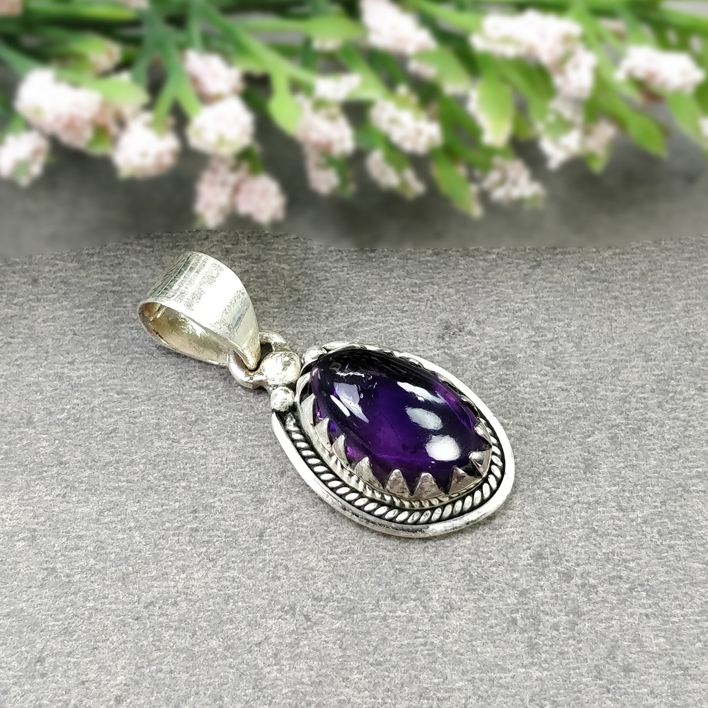 Purple Amethyst Pendant