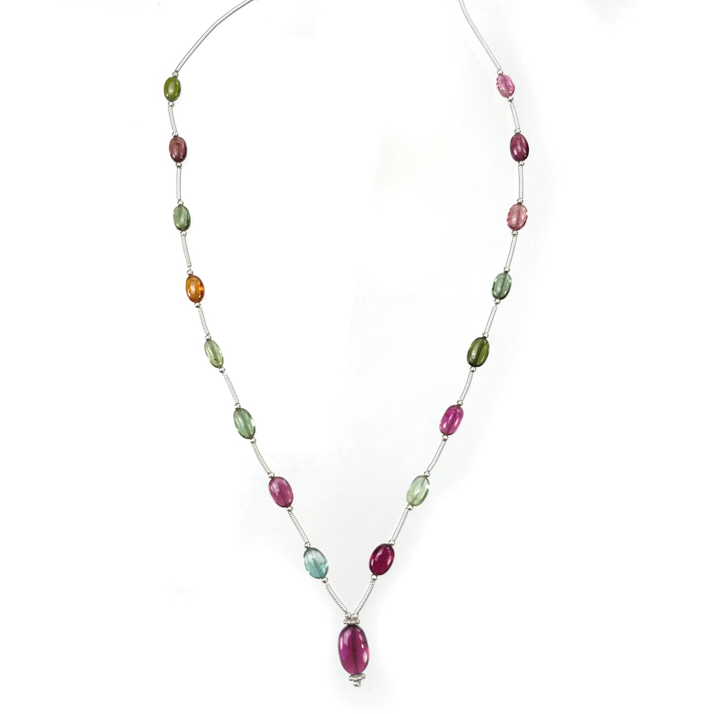 Watermelon TOURMALINE Gemstone Loose Beads: 19.75cts Natural Multi Color Tourmaline Oval Plain Nuggets 6*4.5mm-11.5*7.5mm 11.5"