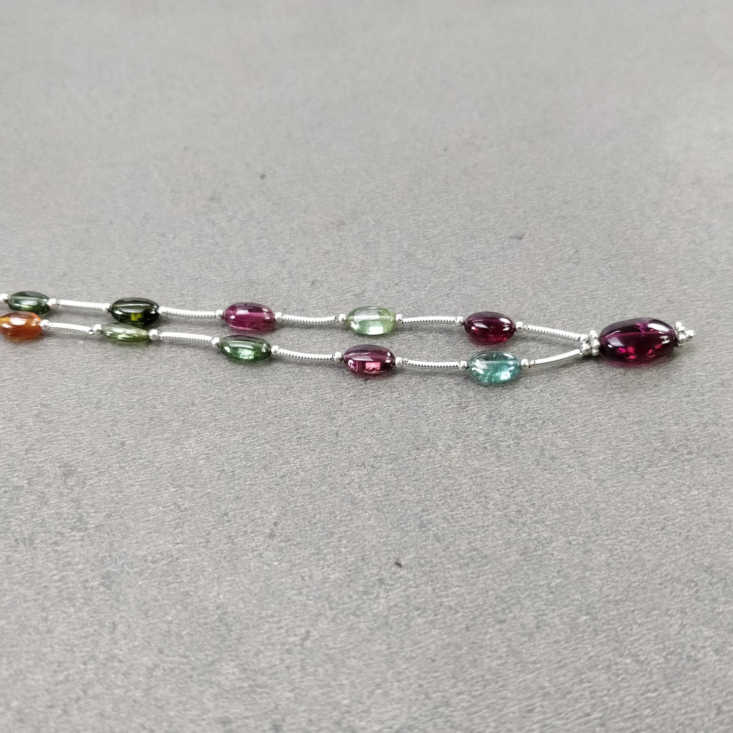 Watermelon TOURMALINE Gemstone Loose Beads: 19.75cts Natural Multi Color Tourmaline Oval Plain Nuggets 6*4.5mm-11.5*7.5mm 11.5"