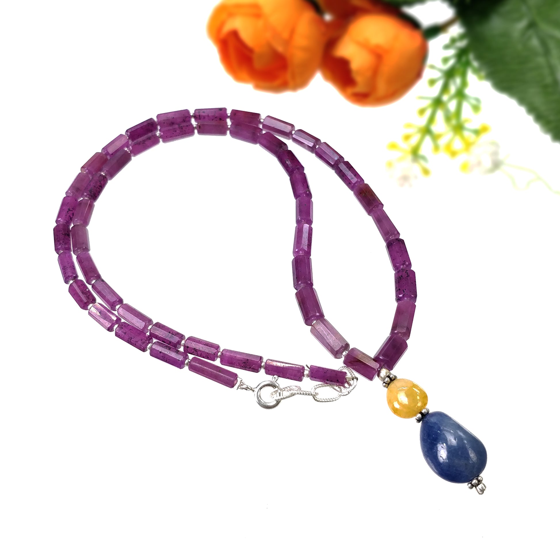 Sapphire Gemstone Necklace