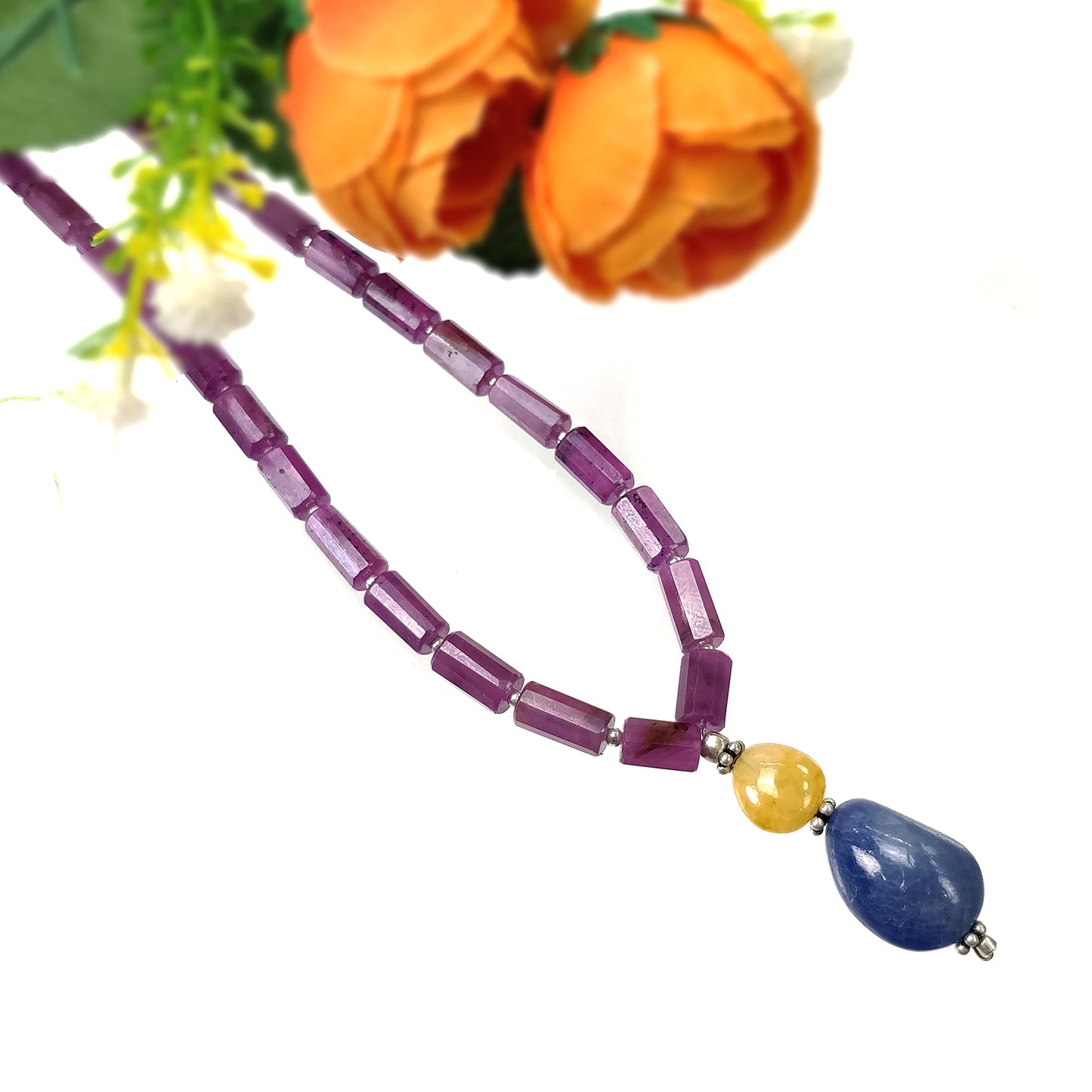 Sapphire Gemstone Necklace
