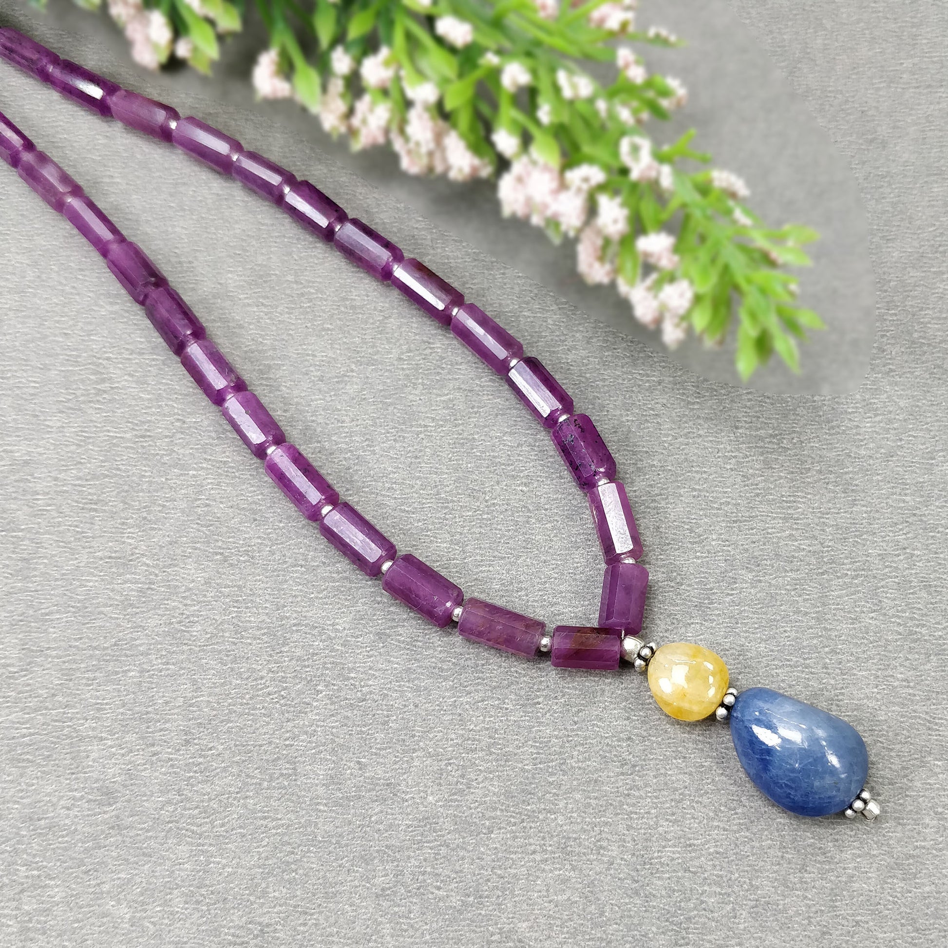 Sapphire Gemstone Necklace