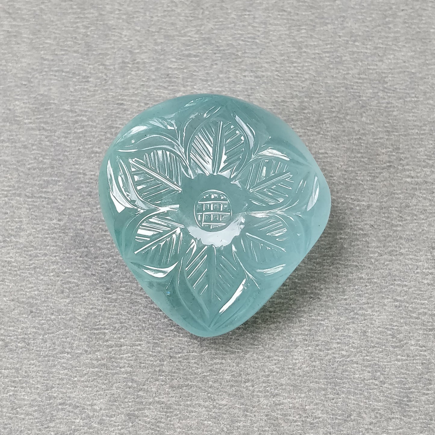Hand Carved Aqua