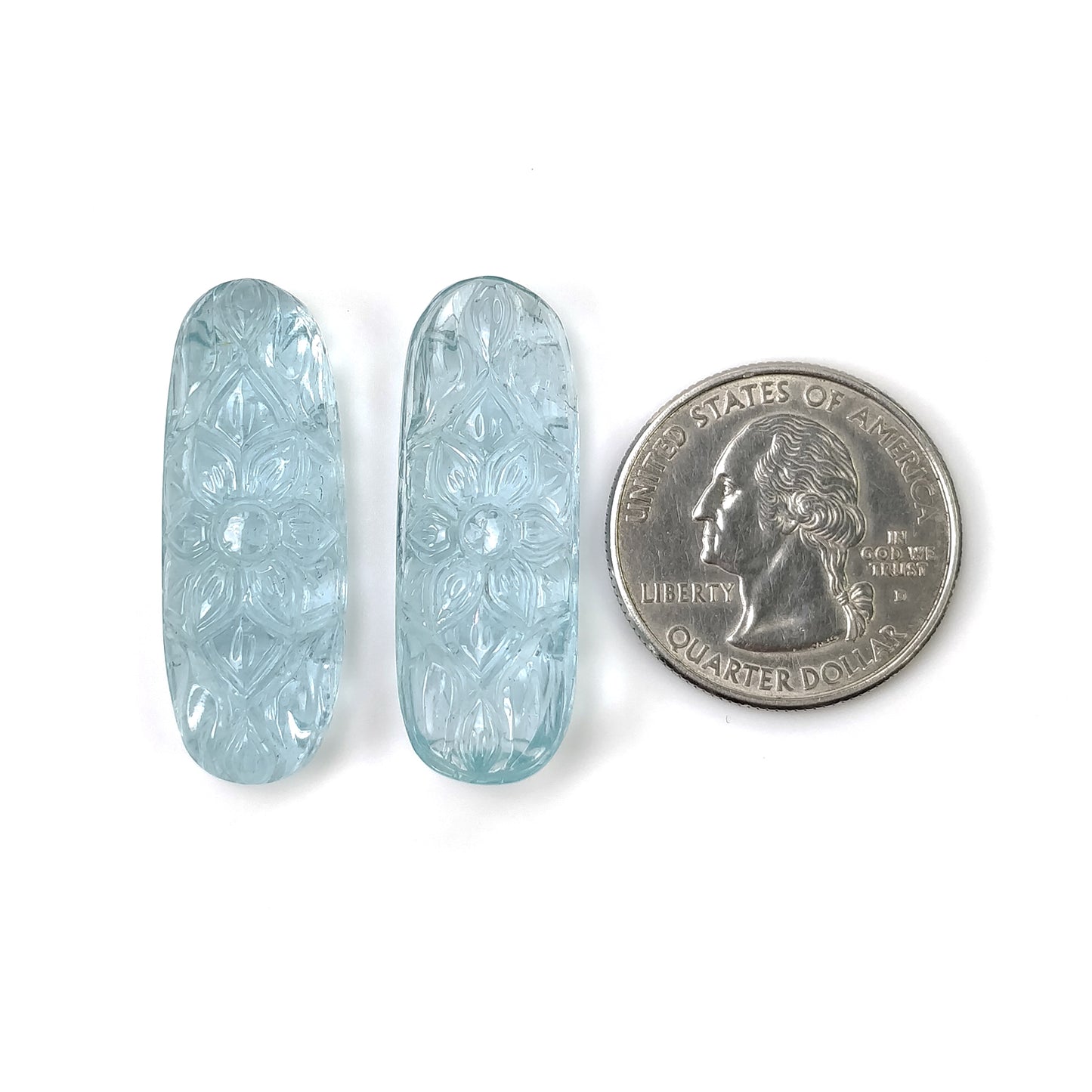 Hand Carved Aquamarine