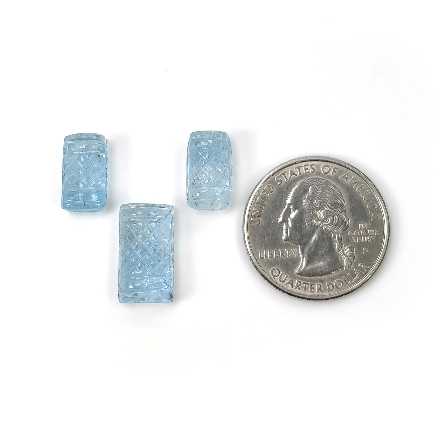 Hand Carved Aquamarine
