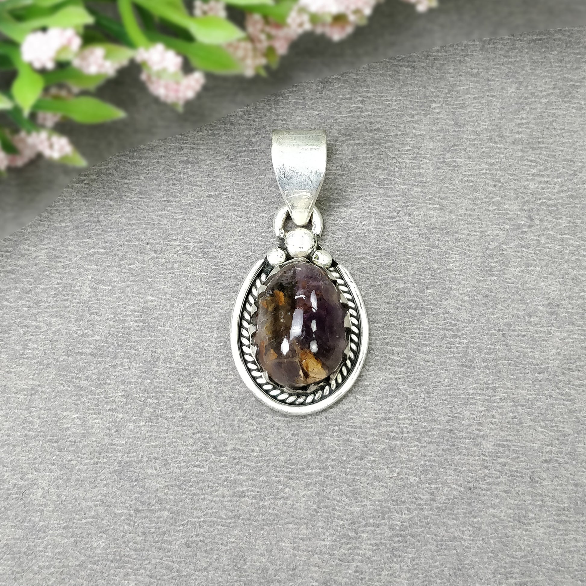 Amethyst Gemstone Pendant