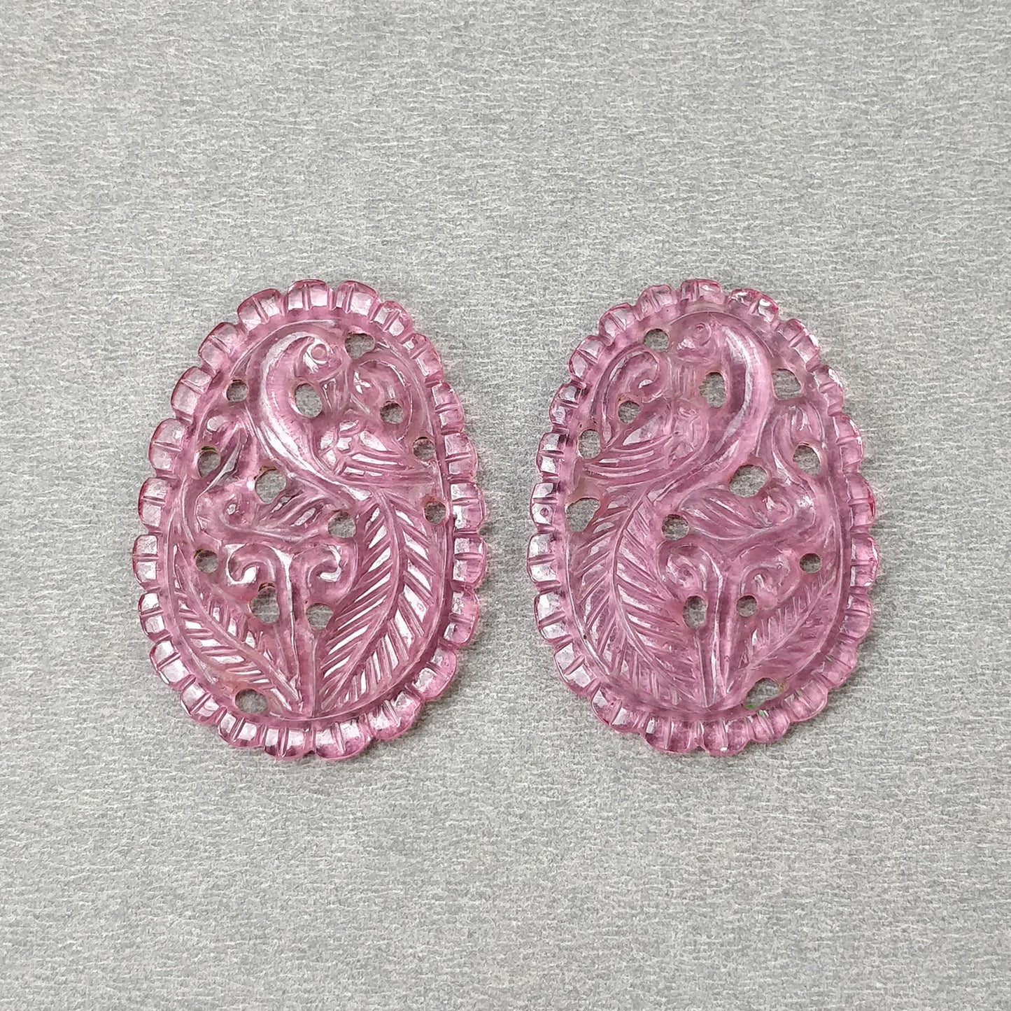 Manmade Pink Rhinestone