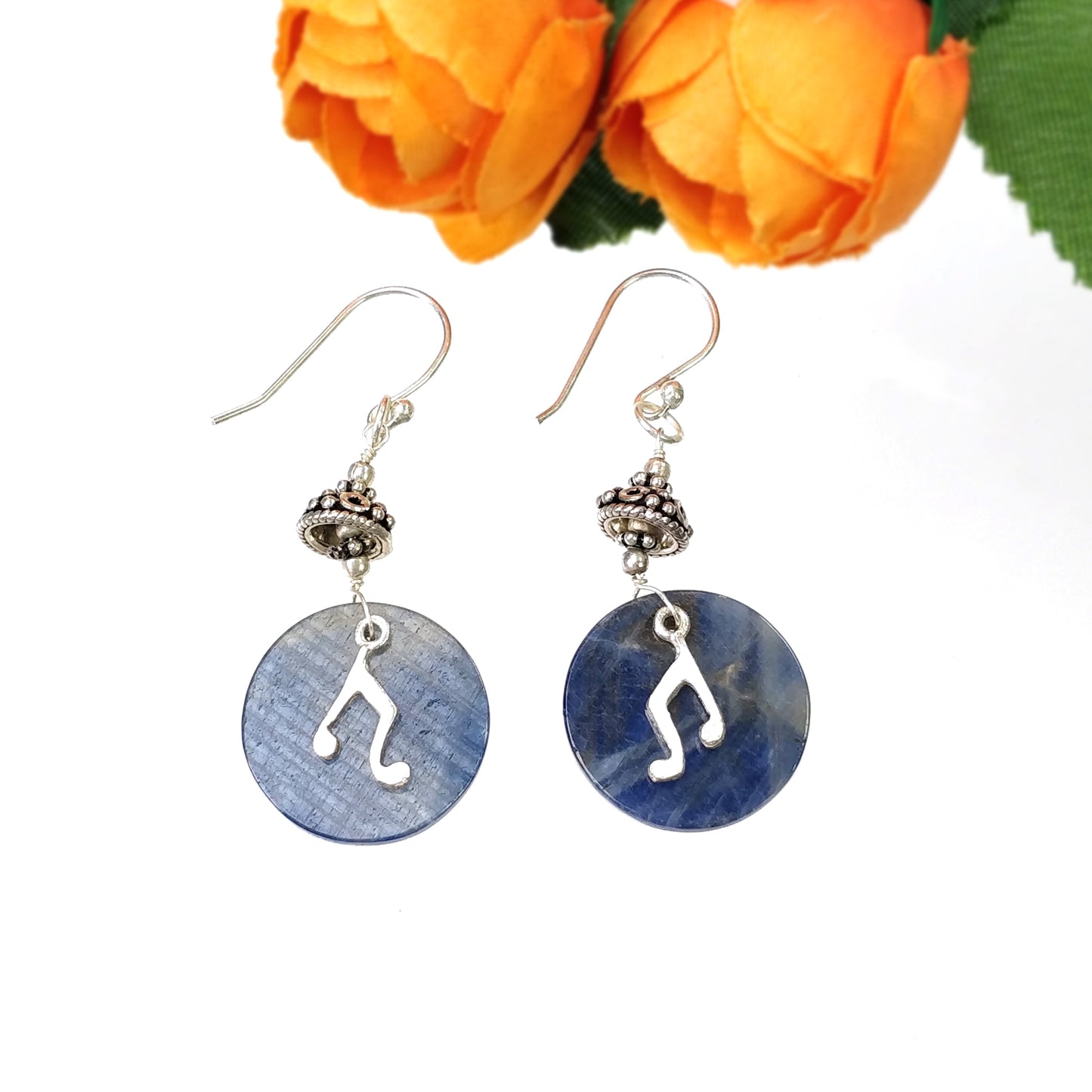 Blue Sapphire Earrings
