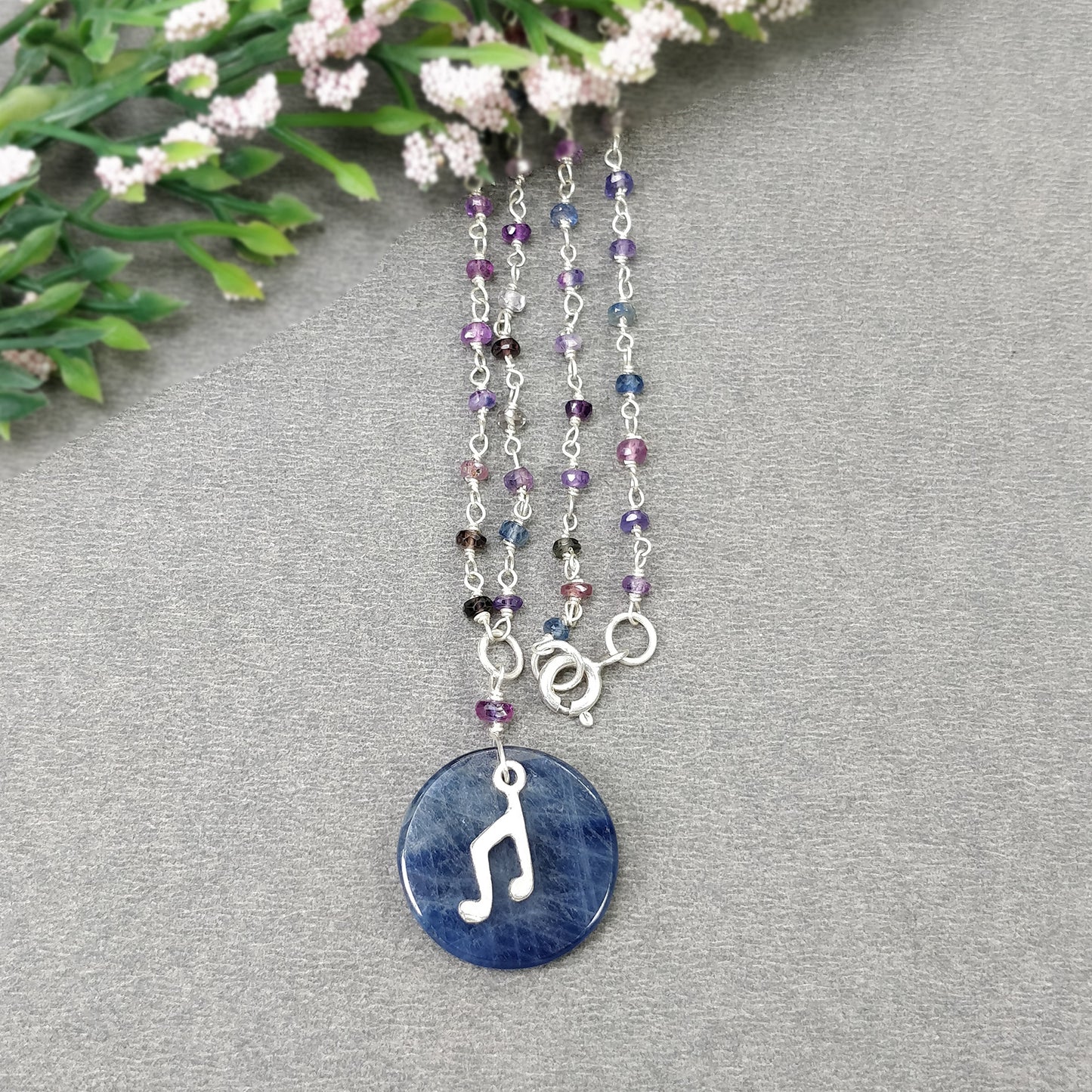 Blue Sapphire Necklace