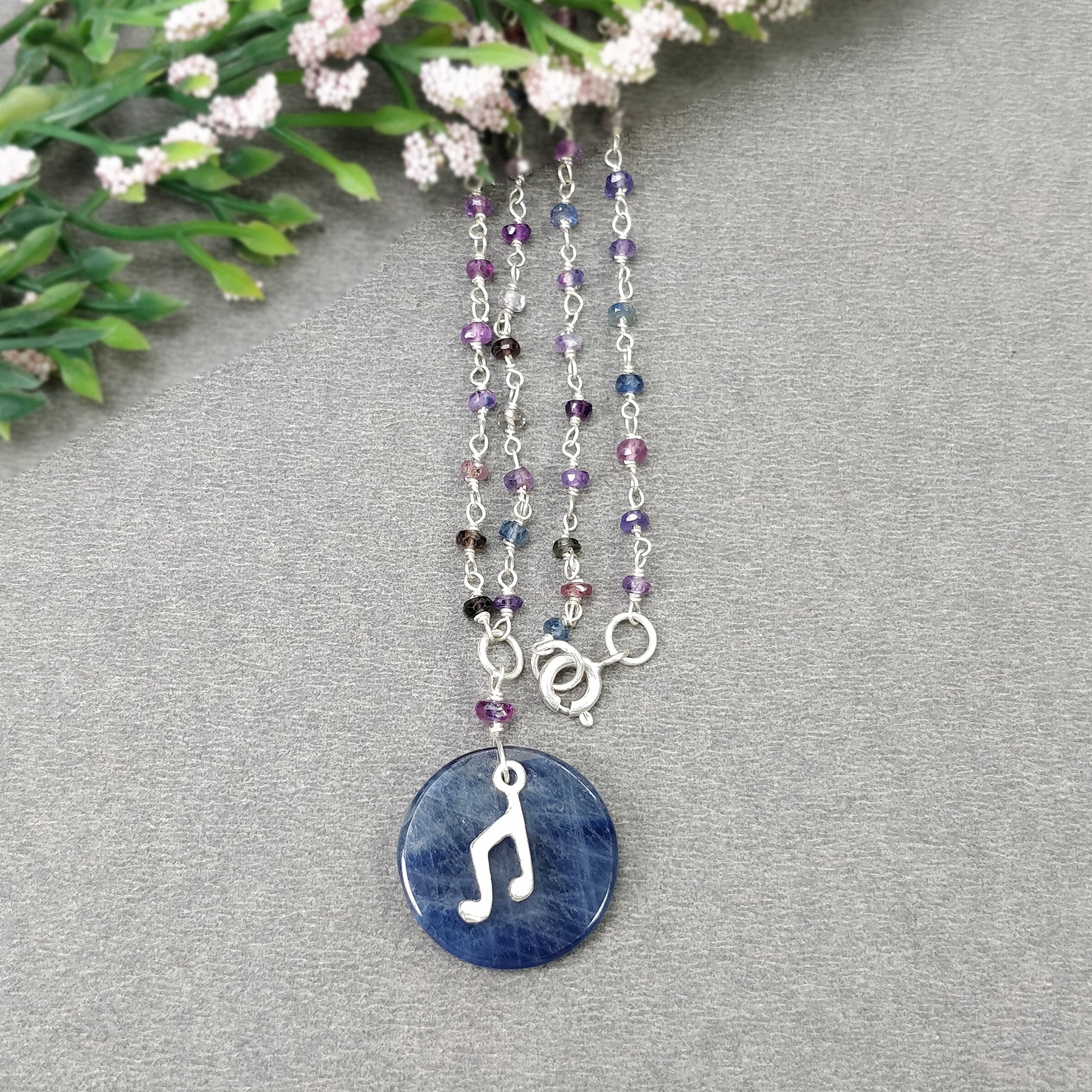 Blue Sapphire Necklace