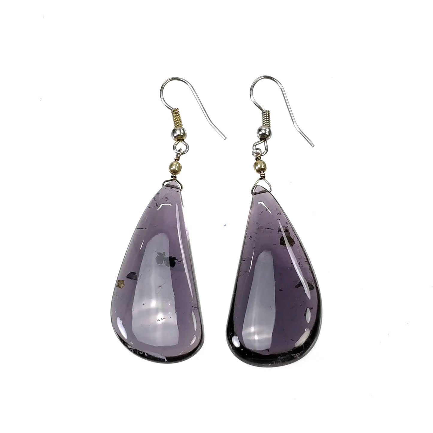 Watermelon Tourmaline Gemstone Earring : 14.56gms Natural Untreated Tourmaline 925 Sterling Silver Drop Dangle Hook Earrings 2.35"