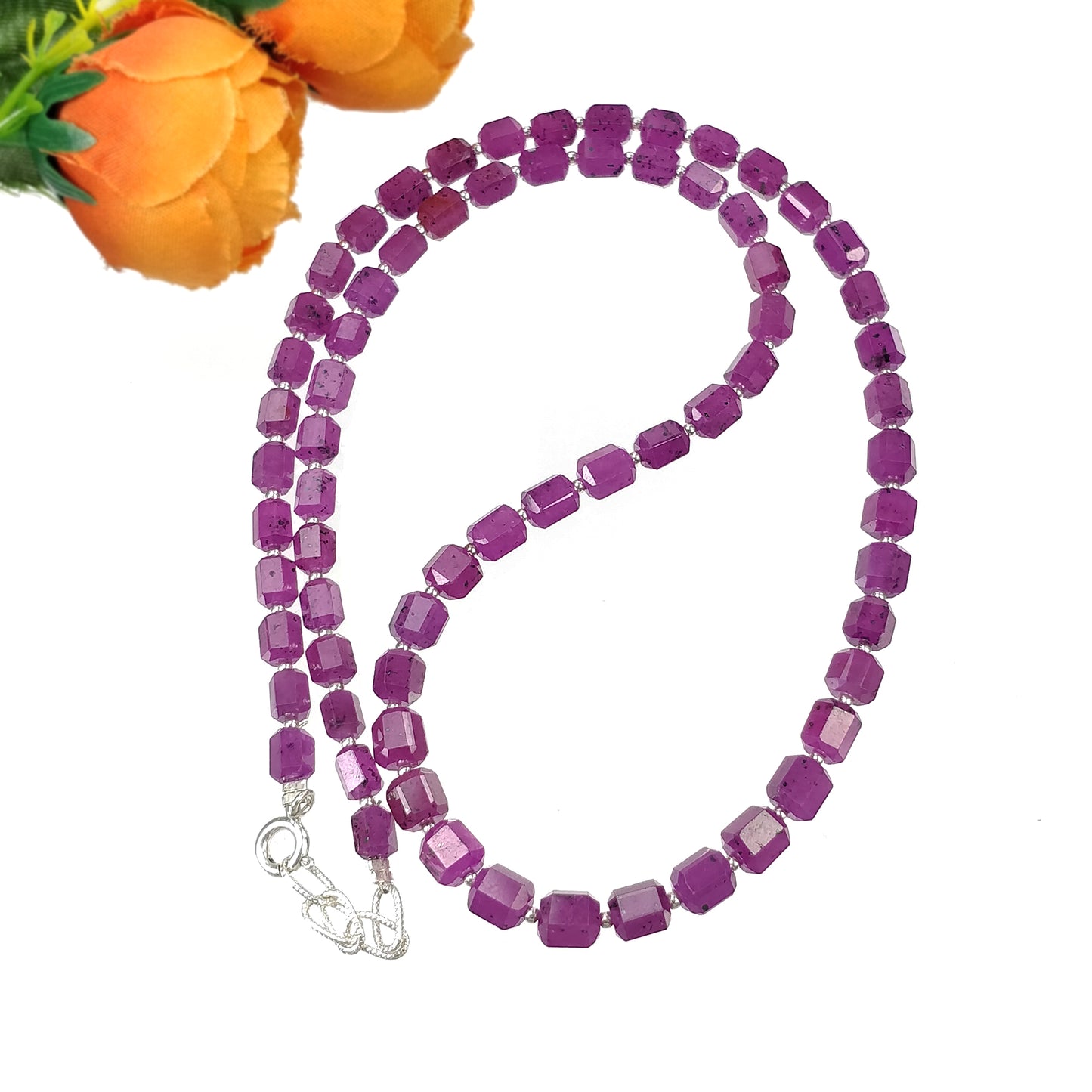 Pink Sapphire Necklace