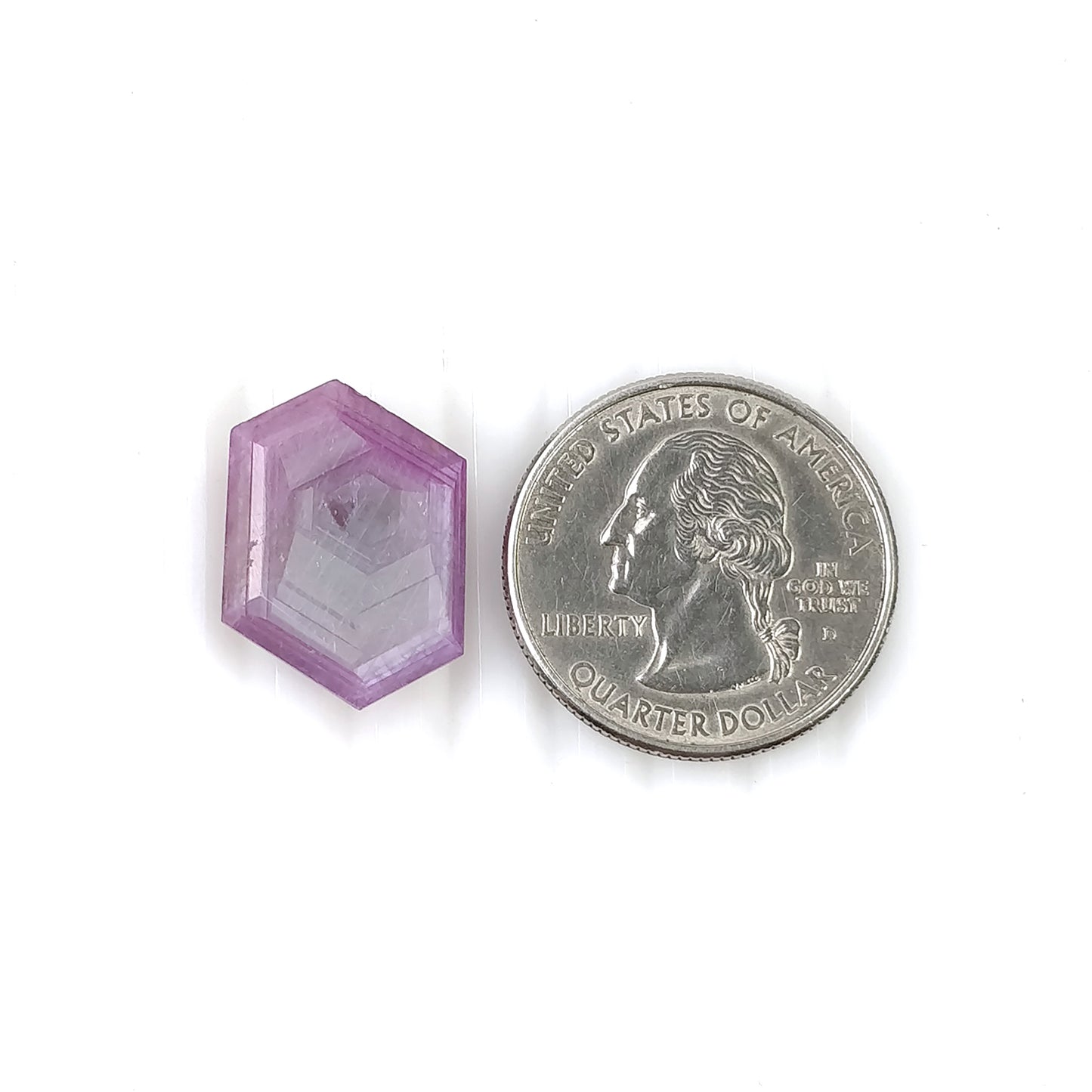 Hexagon Shape Sapphire