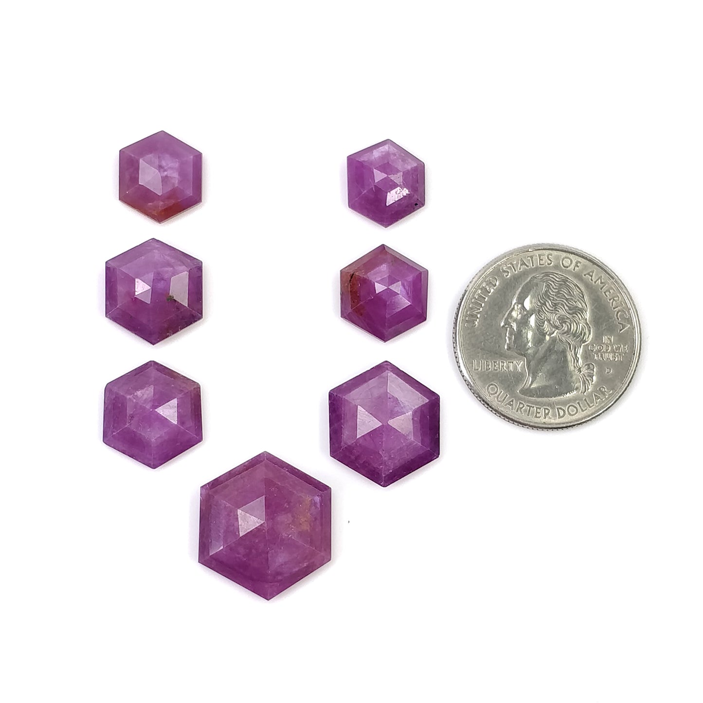 Hexagon Shape Sapphire