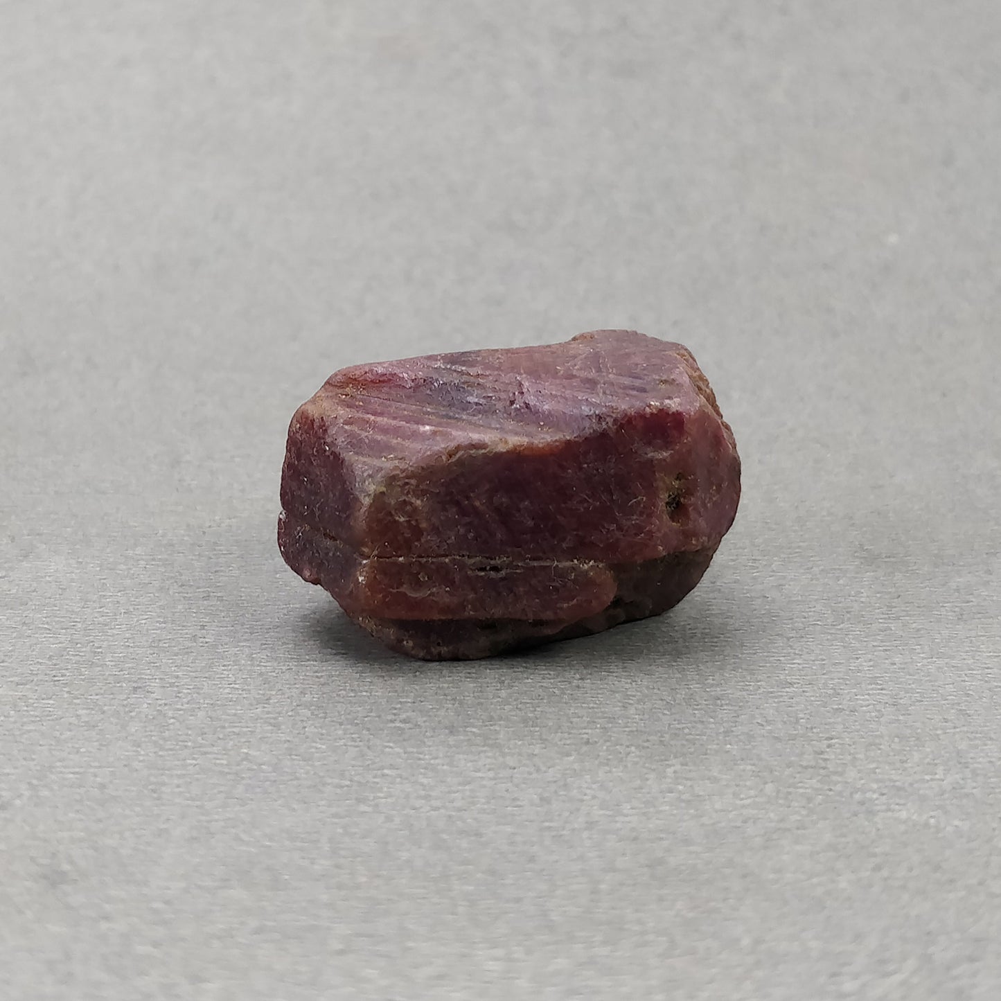 Record Keeper Ruby Gemstone Crystal : Natural Untreated Unheated Red Ruby Triangle Formative Specimen