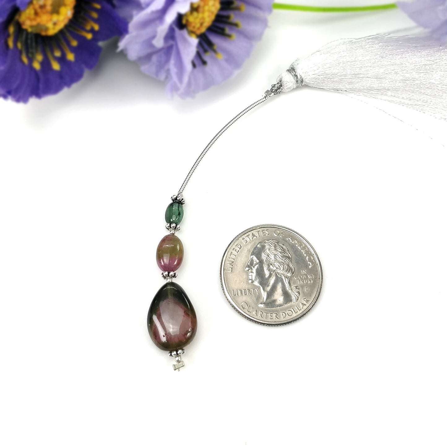 Tourmaline Gemstone Loose Beads : Natural Untreated Bi-Color Tourmaline Uneven Shape Plain Nuggets