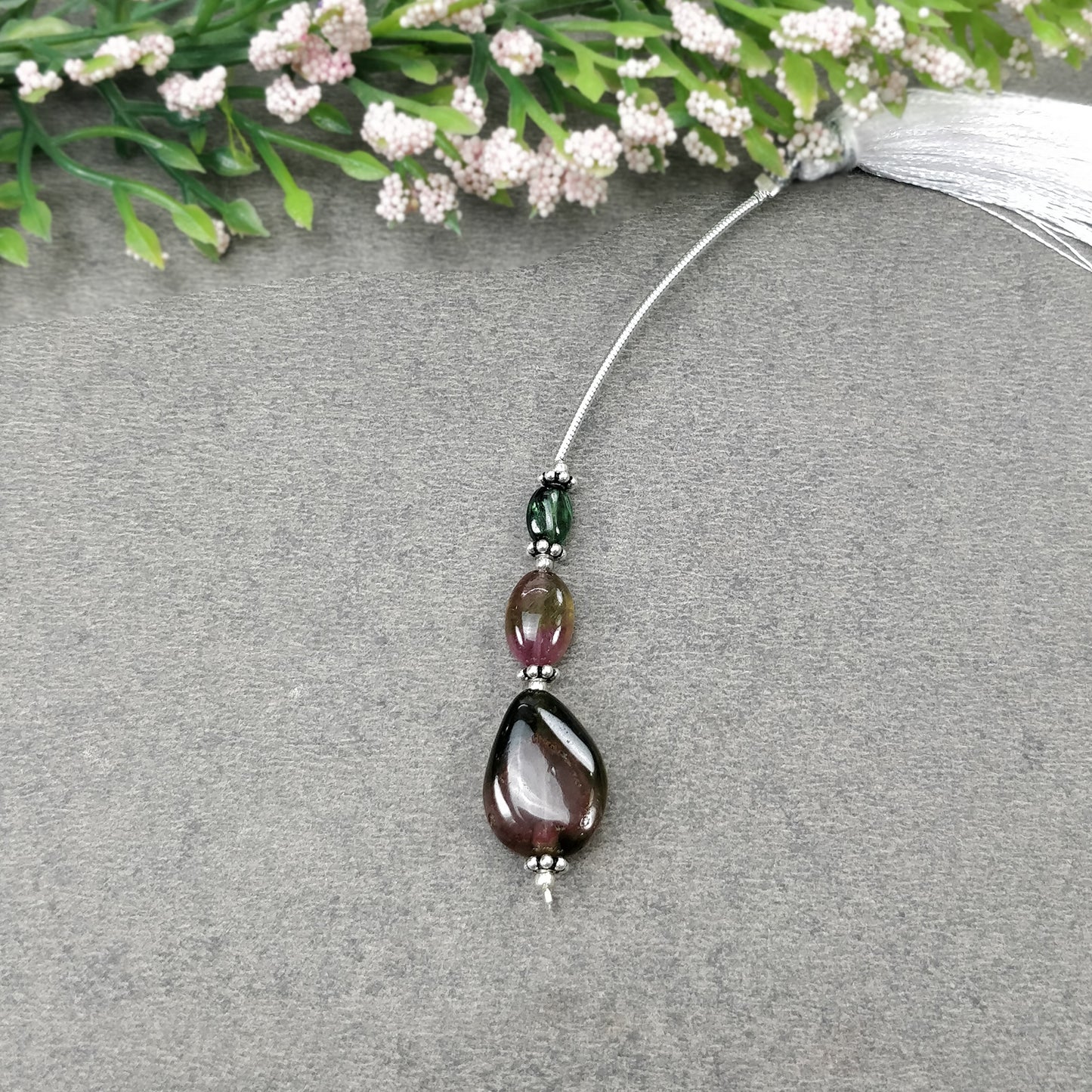 Tourmaline Gemstone Loose Beads : Natural Untreated Bi-Color Tourmaline Uneven Shape Plain Nuggets