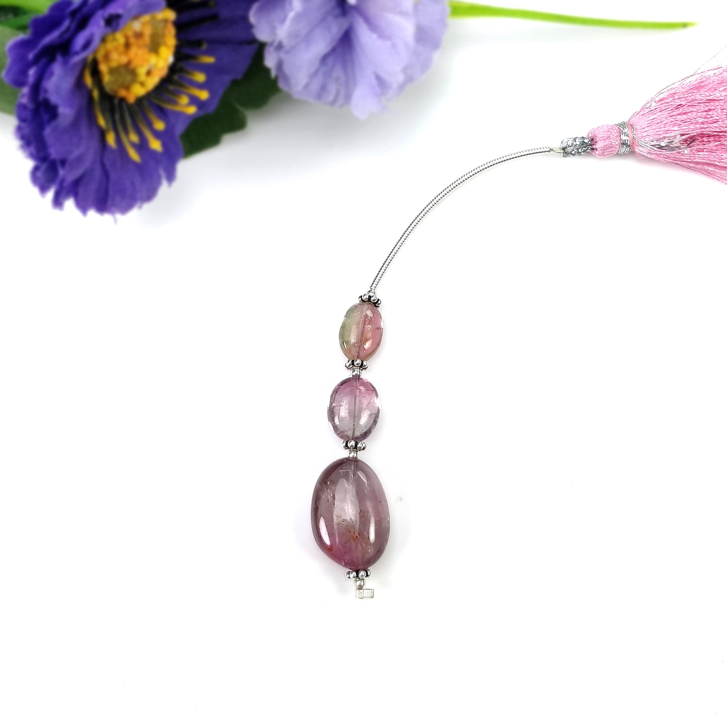 Tourmaline Gemstone Loose Beads : Natural Untreated Bi-Color Tourmaline Uneven Shape Plain Nuggets