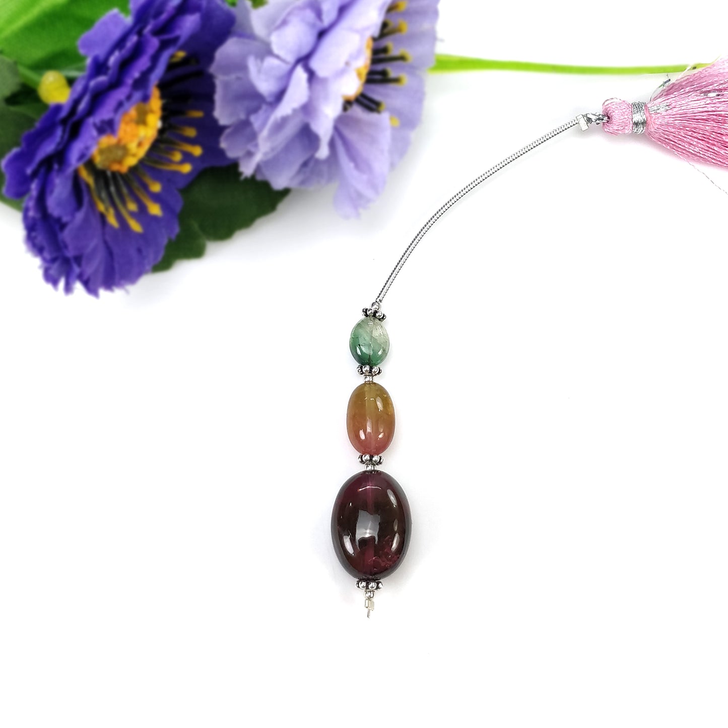 Tourmaline Gemstone Loose Beads : Natural Untreated Bi-Color Tourmaline Uneven Shape Plain Nuggets