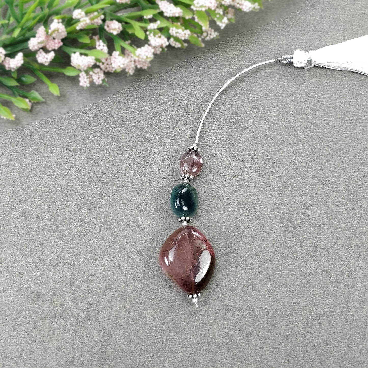 Tourmaline Gemstone Loose Beads : Natural Untreated Bi-Color Tourmaline Uneven Shape Plain Nuggets