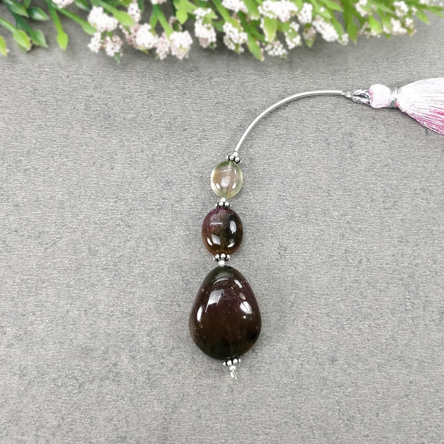 Tourmaline Gemstone Loose Beads : Natural Untreated Bi-Color Tourmaline Uneven Shape Plain Nuggets