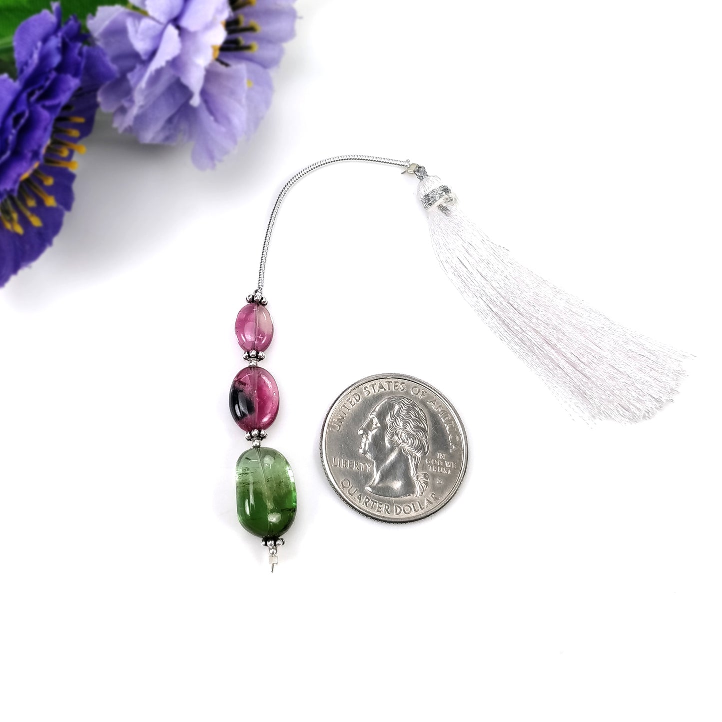 Tourmaline Gemstone Loose Beads : Natural Untreated Bi-Color Tourmaline Uneven Shape Plain Nuggets