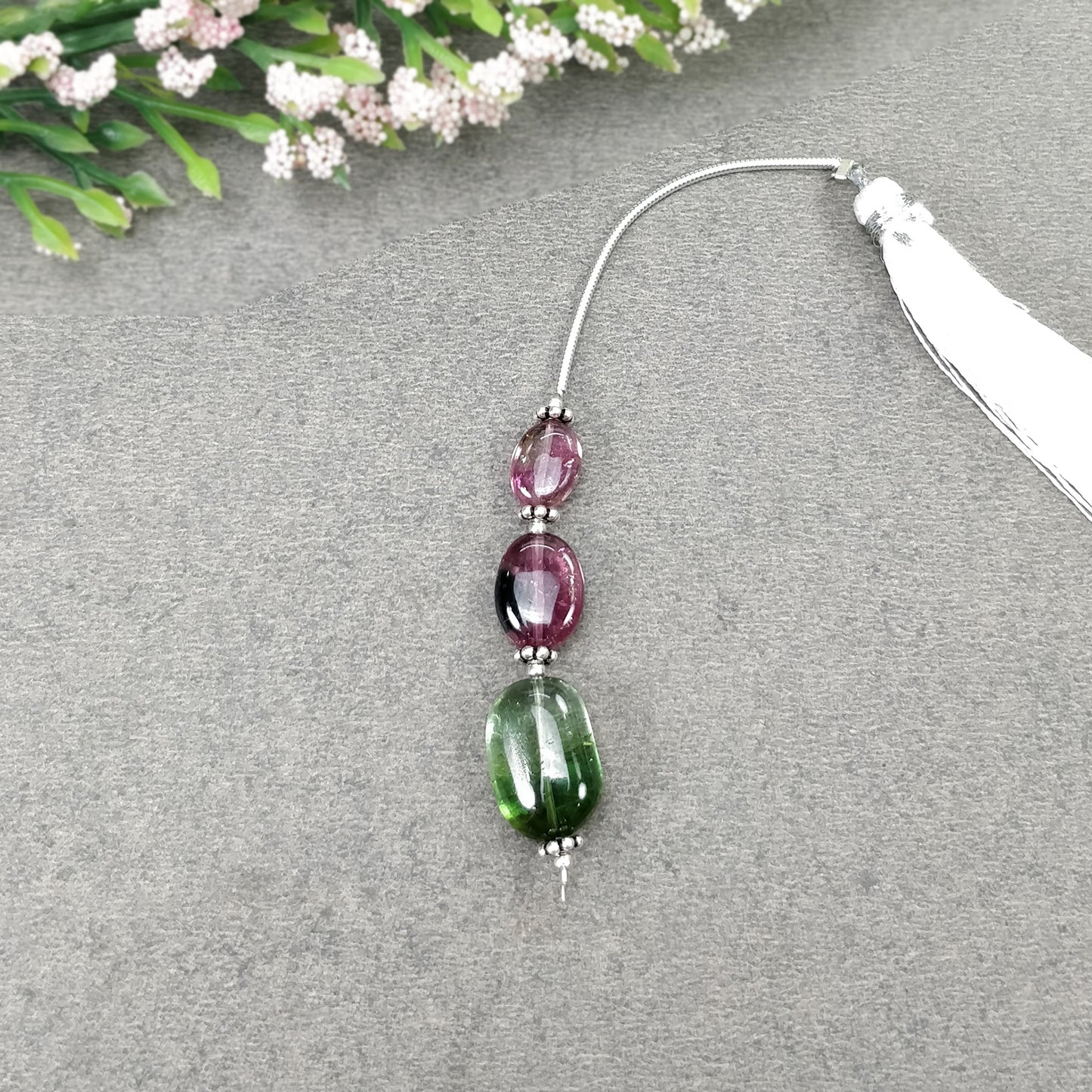 Tourmaline Gemstone Loose Beads : Natural Untreated Bi-Color Tourmaline Uneven Shape Plain Nuggets