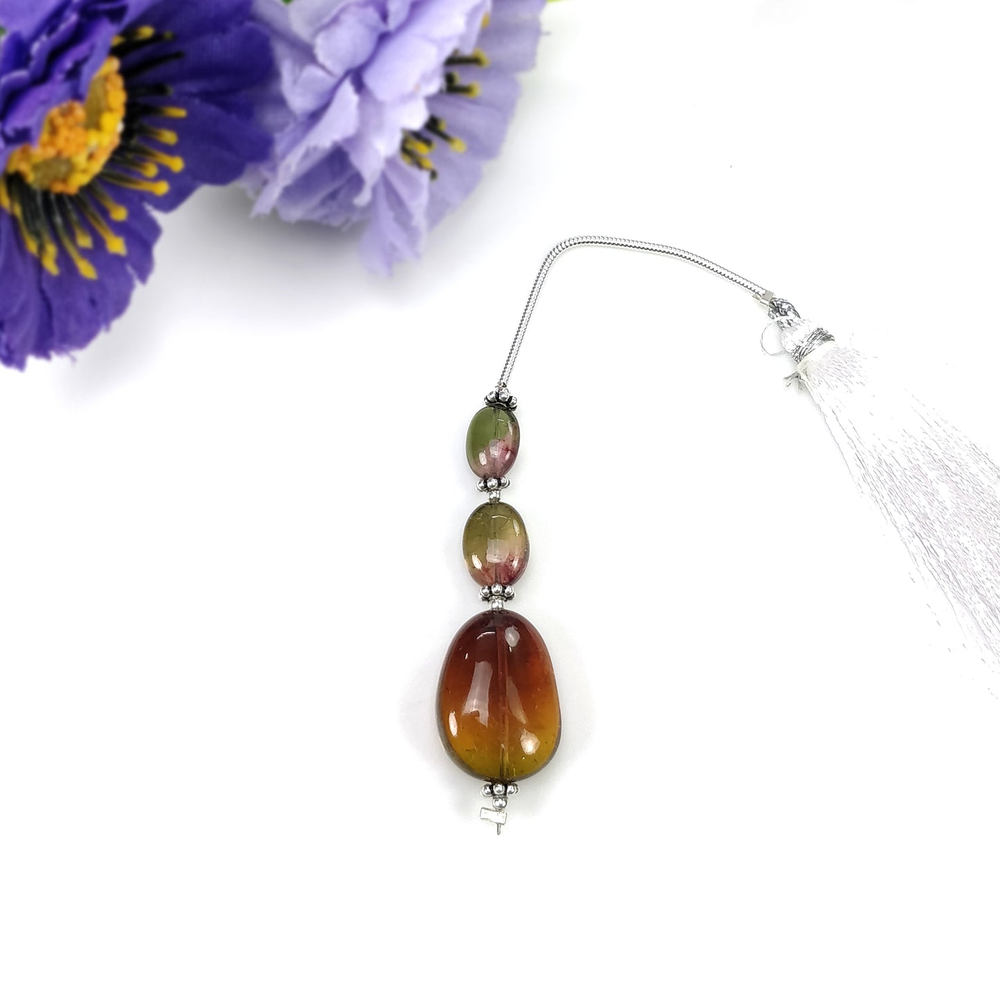 Tourmaline Gemstone Loose Beads : Natural Untreated Bi-Color Tourmaline Uneven Shape Plain Nuggets