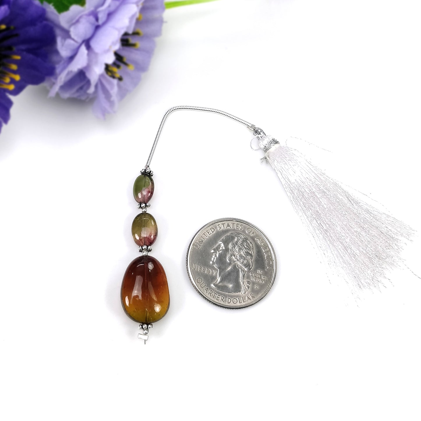 Tourmaline Gemstone Loose Beads : Natural Untreated Bi-Color Tourmaline Uneven Shape Plain Nuggets