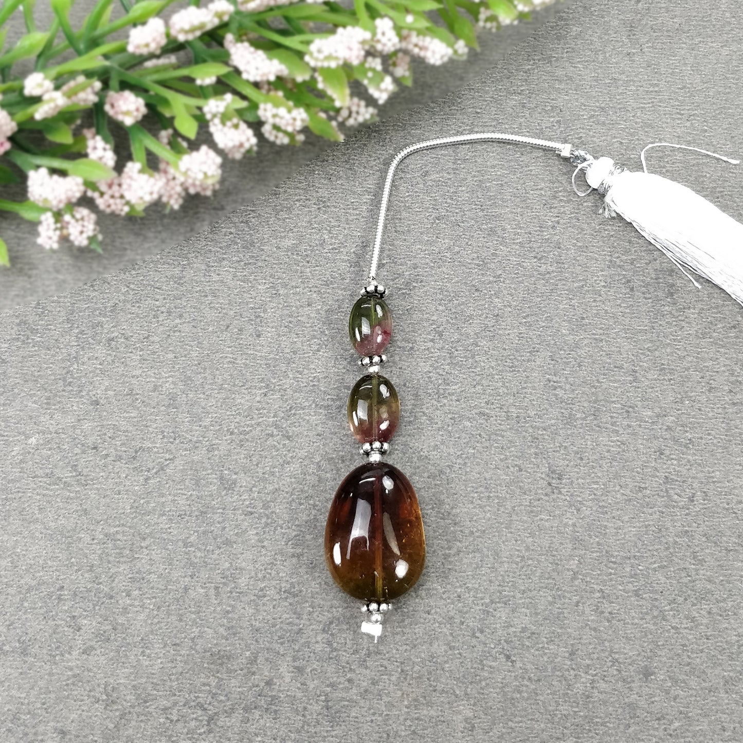 Tourmaline Gemstone Loose Beads : Natural Untreated Bi-Color Tourmaline Uneven Shape Plain Nuggets