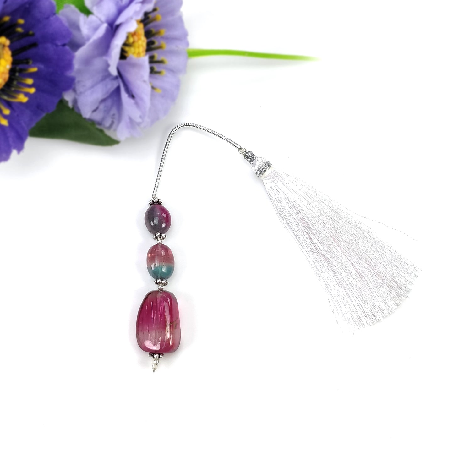 Tourmaline Gemstone Loose Beads : Natural Untreated Bi-Color Tourmaline Uneven Shape Plain Nuggets