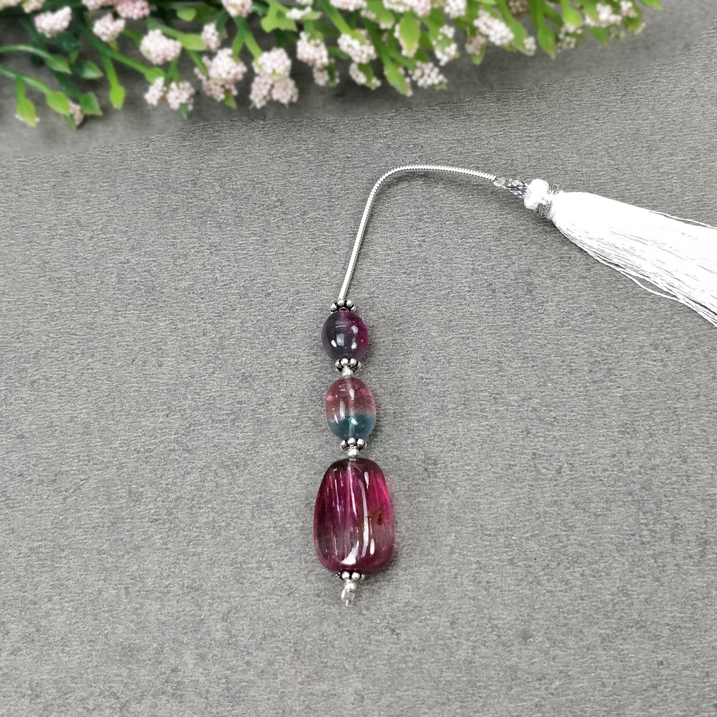 Tourmaline Gemstone Loose Beads : Natural Untreated Bi-Color Tourmaline Uneven Shape Plain Nuggets