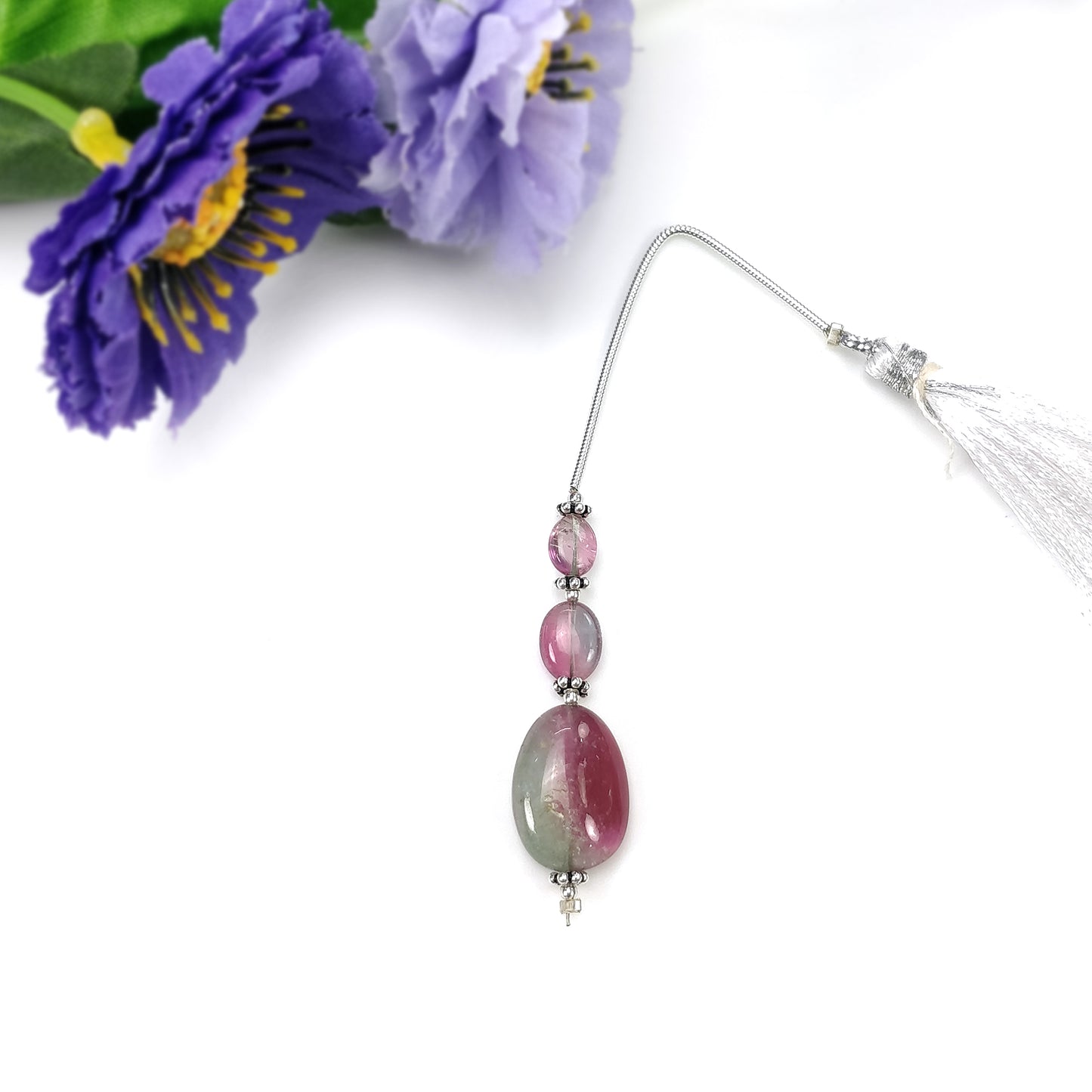 Tourmaline Gemstone Loose Beads : Natural Untreated Bi-Color Tourmaline Uneven Shape Plain Nuggets