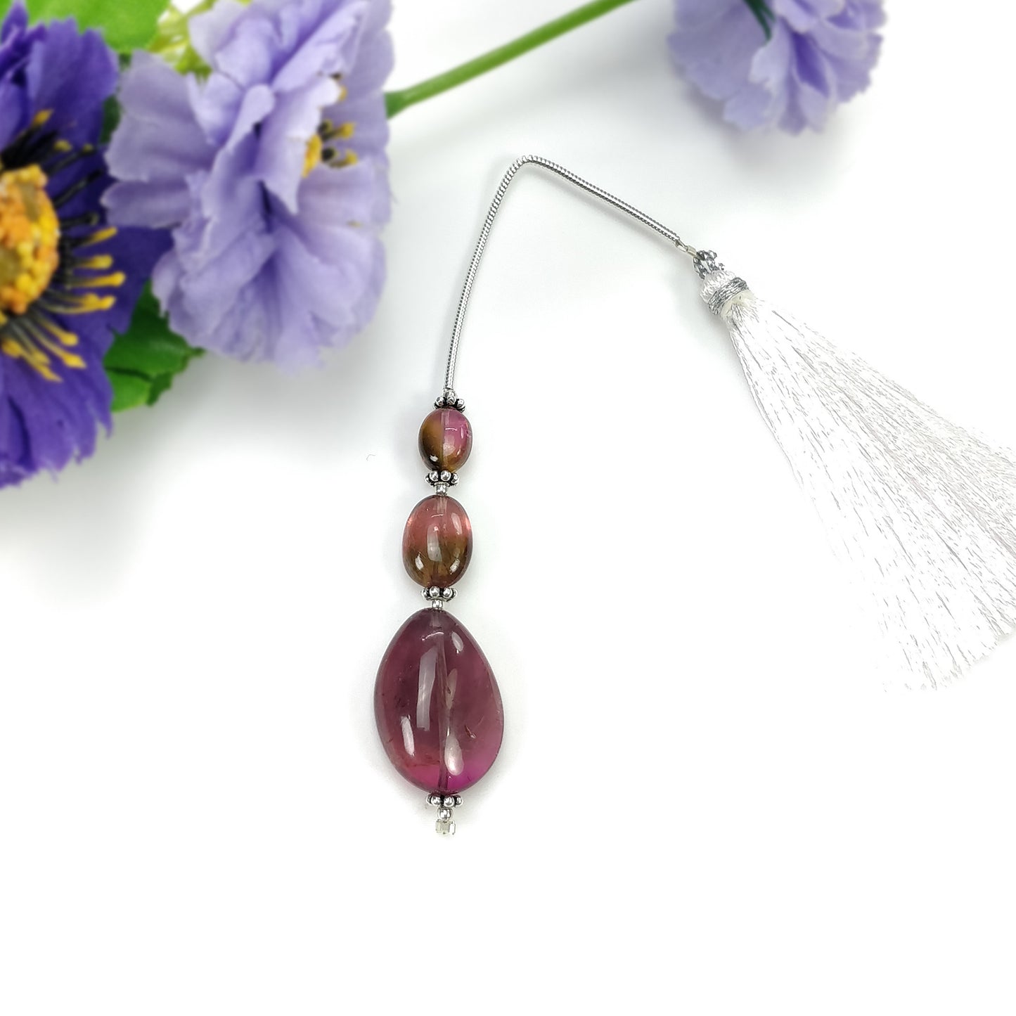 Tourmaline Gemstone Loose Beads : Natural Untreated Bi-Color Tourmaline Uneven Shape Plain Nuggets