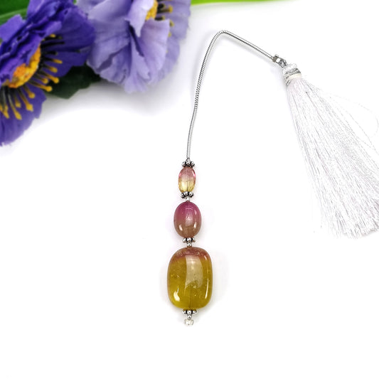 Watermelon TOURMALINE Gemstone Loose Beads : 17.60cts Natural Bi-Color Tourmaline Uneven Shape Plain Nuggets 7*5mm - 16.5*12mm