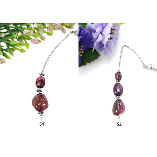 Rubellite Tourmaline Gemstone Loose Beads: Natural Untreated Tourmaline Uneven Shape Plain Nuggets