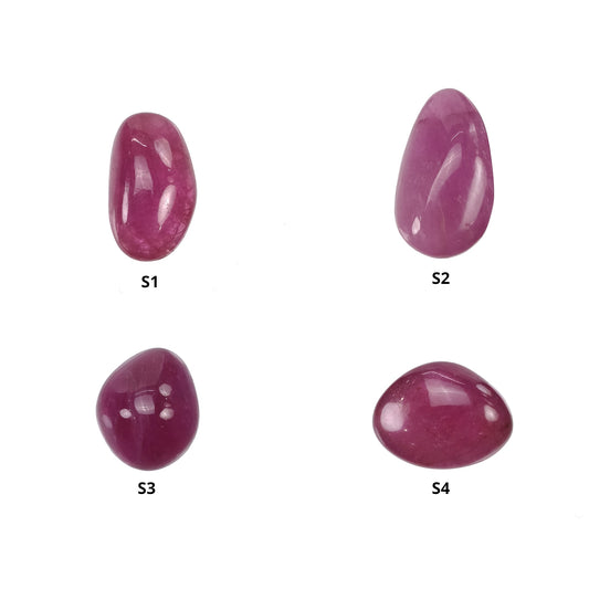 Pink TOURMALINE Gemstone Tumble : Natural Untreated Tourmaline Uneven Shape Cabochon