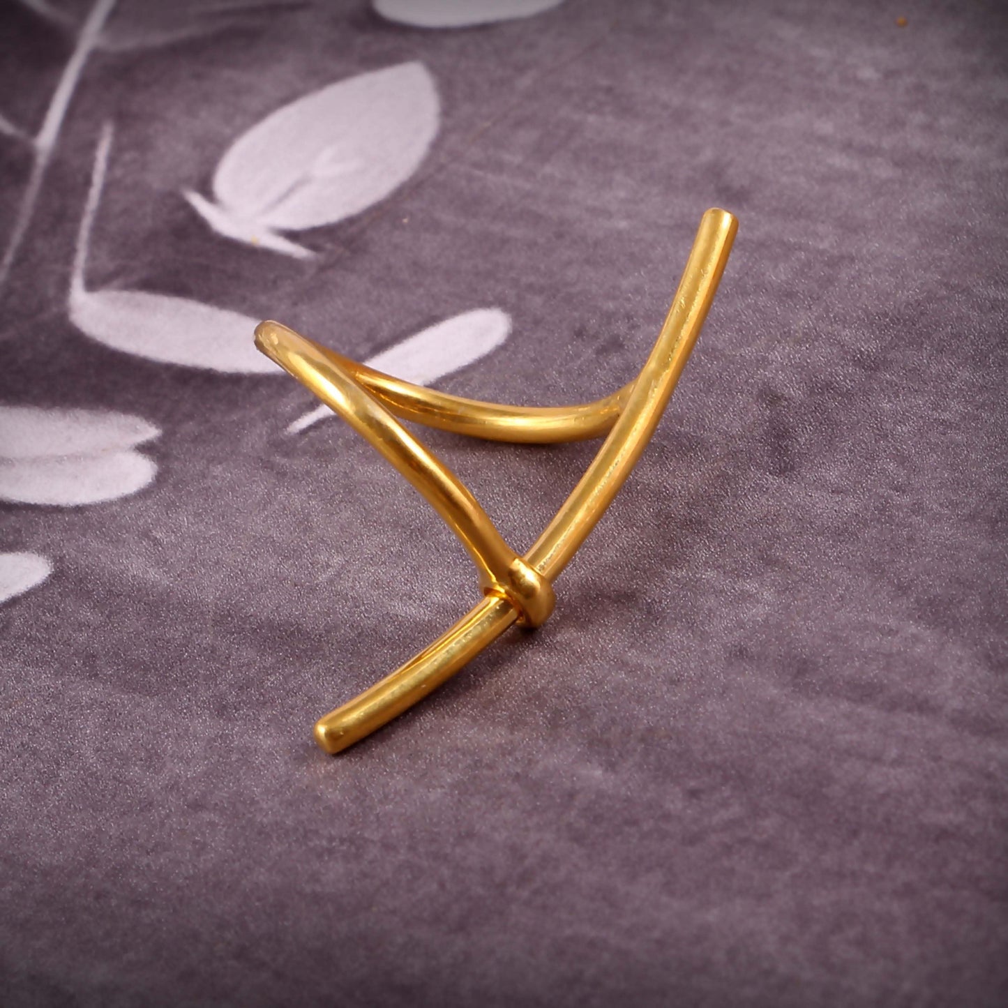 Sideways Cross Ring  Sterling Gold Cross Ring Christian Rings For Women Catholic Ring Handmade Boho Style